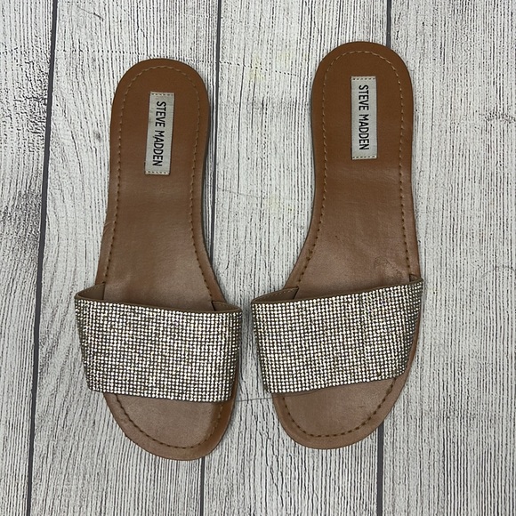 🔹 Steve Madden Rhinestone Slides - Picture 4 of 10